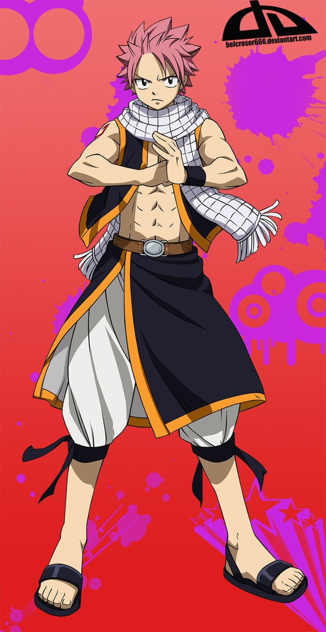 Natsu dragneel vector by belcroser666-d39md6v